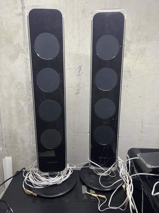 Sistema de som 5.1 colunas samsung amplificador auna
