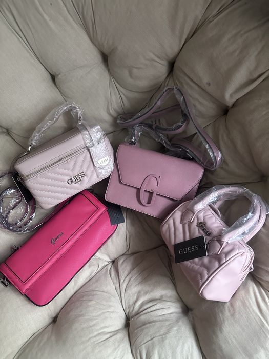 Сумка Guess рожеві