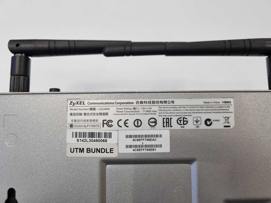 Firewall ZyXEL USG40W