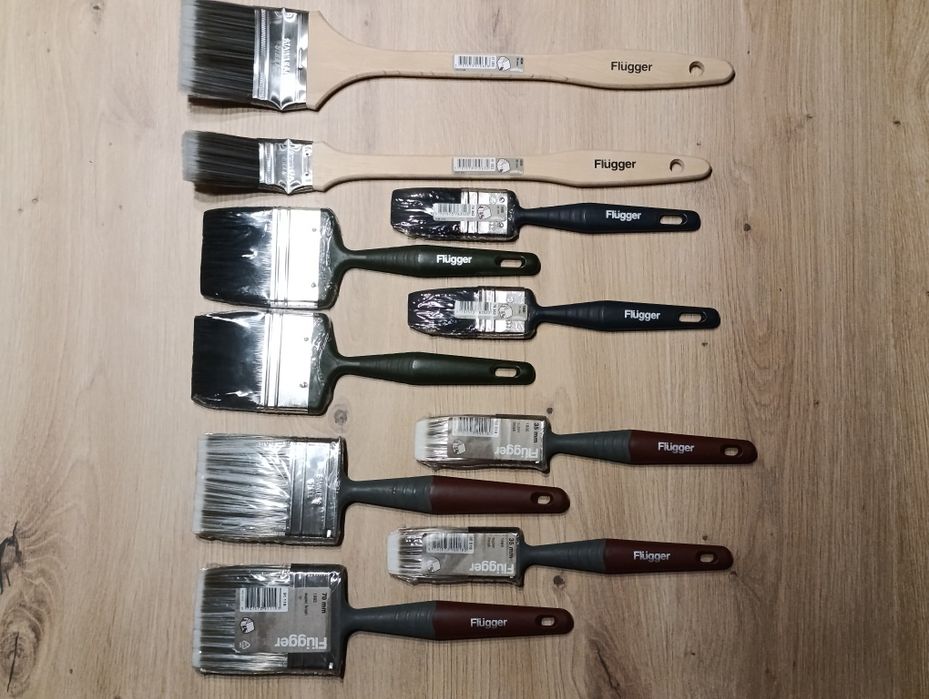 Zestaw nowych wałków i pędzli FLUGGER , okazja -50%