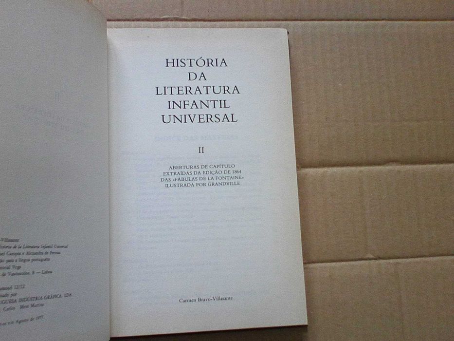 História da Literatura Infantil Universal (Obra completa em 2 volumes)