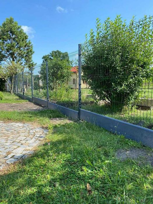 Ogrodzenie Panelowe Kompletne  Panel 3D FI4 Brama Furtka OCYNK + RAL