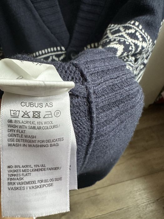 Kardigan męski z wełną Cubus XL