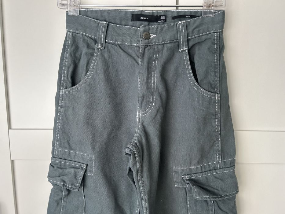 Spodnie Bershka XS spodnie cargo bojówki