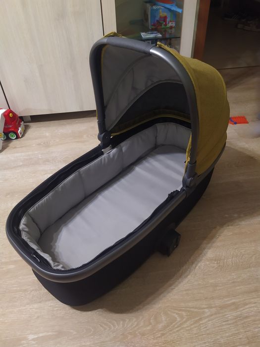 Люлька BabyStyle Oyster 3 / Zero Mustard з адаптерами на каляску
