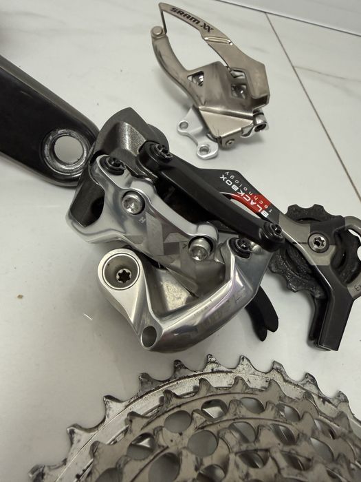 Grupa napęd Sram Truvativ XX Carbon 2x10  Oryginał Wzorowy stan