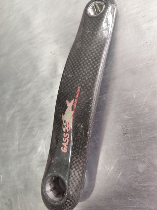 Lewa korba Gass Carbon projekt, 172,5mm bdb stan