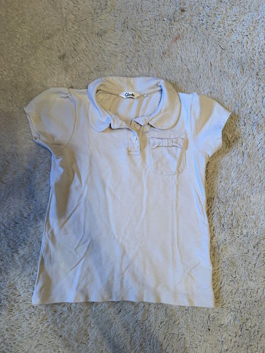 Clarks szkolna koszulka polo 5lat 110cm