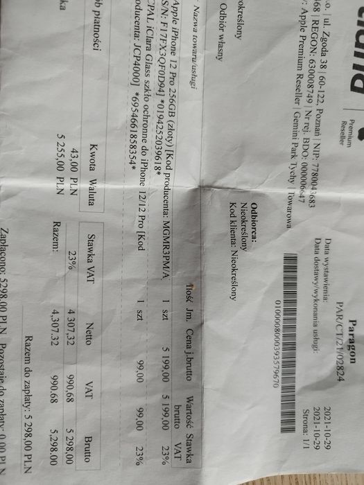 iPhone 12 Pro 256 GB