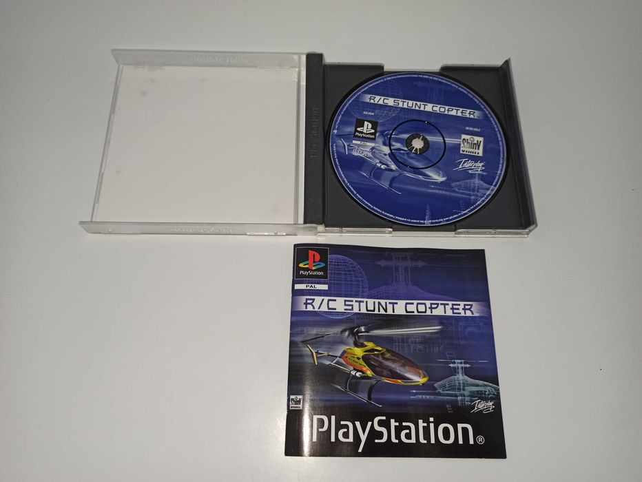 sony psx, psone R/C STUNT COPTER komplet, helikopterek 5/6