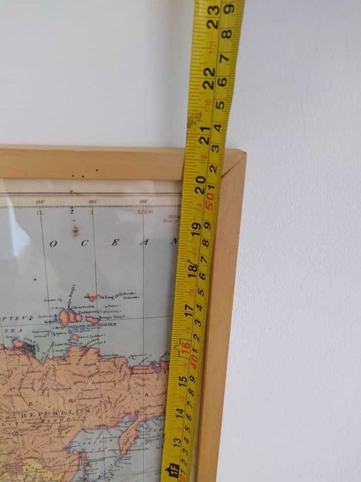 Quadro Mapa Mundo Antigo