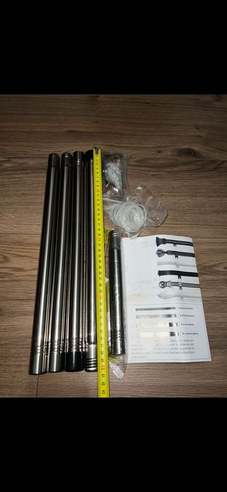 Лот регульованих карнизів, 8 шт.