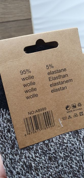 Wełniane grube skarpety wełna z Alpaki Alpaka 44-46