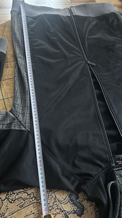 Bluza z kapturem, L, czarna, szara