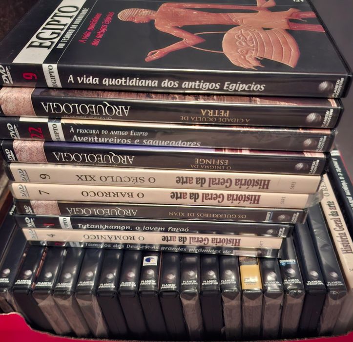 Coleção 30 dvds do egipto