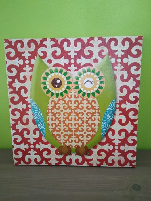 Owl Picture Frame, Like New64729893421826120