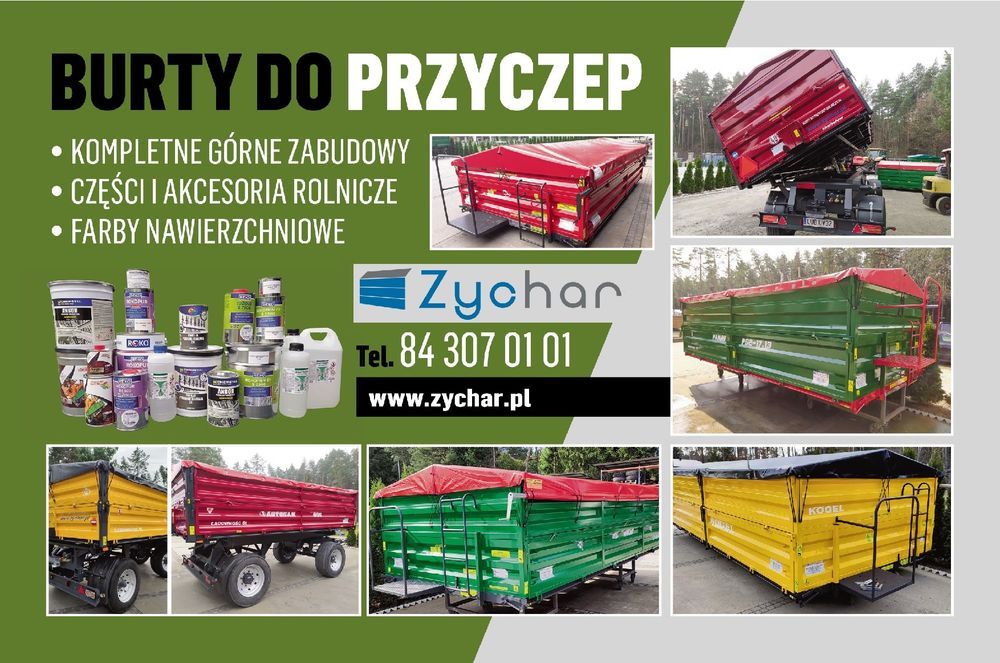 Komplet burt do przyczepy Autosan D35 - PRODUCENT najmocniejszy wzór