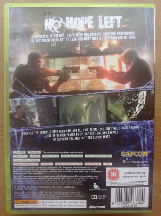 Xbox 360 Resident Evil 6