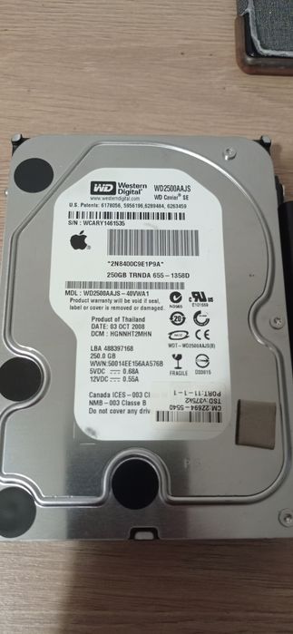 Vendo HDD de 3.5" sata com Mac OS instalado