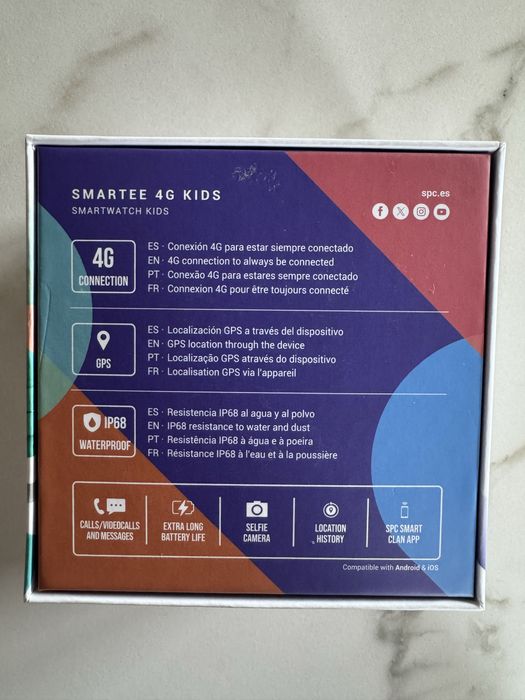 Smartwatch Criança SPC Smartee 4G Kids – Novo
