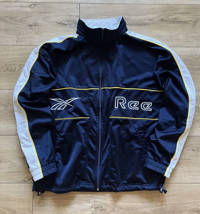 Reebok granatowa kurtka vintage