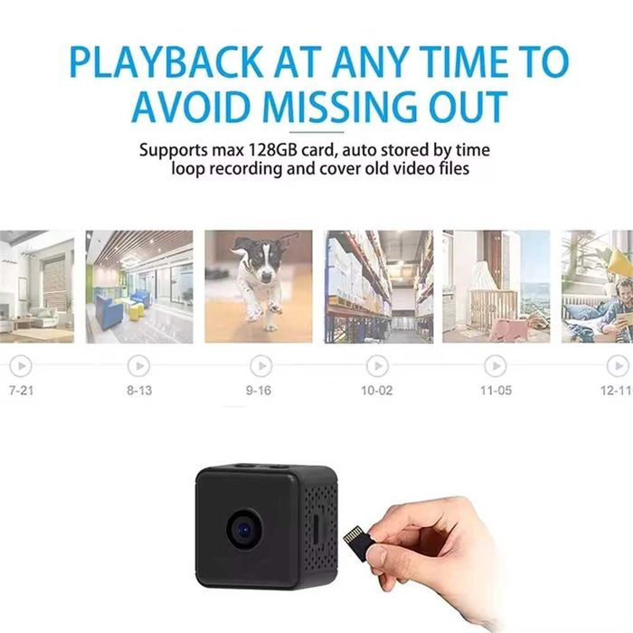 X6 Mini kamera szpiegowska IP WiFi HD 1080P bezprzewodowy nadzór