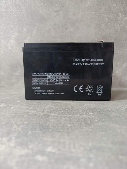 Акумуляторна батарея для оприскувачів 12v.8A/h.