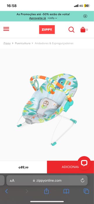 Espreguiçadeira zippy