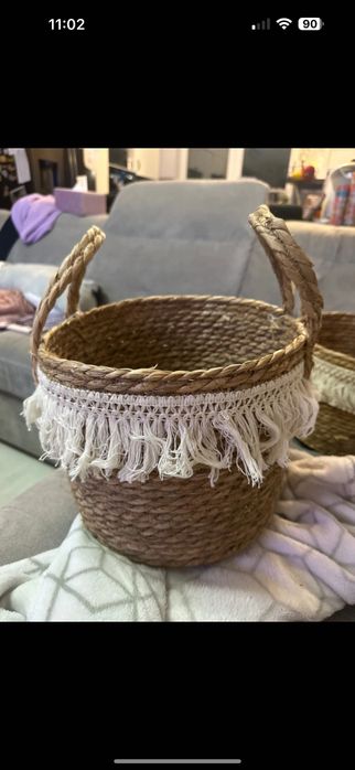 Kosze wiklinowe nowe z metką