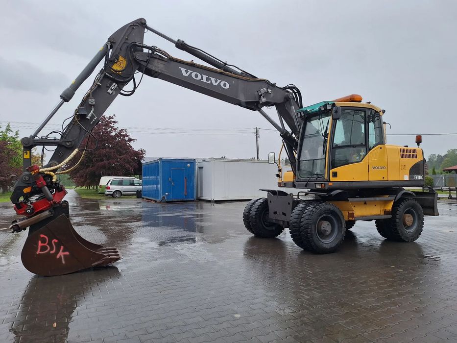 Volvo EW160C  Koparka kołowa Rototilt Centralne smarowanie szybkozłącze Serwisowana