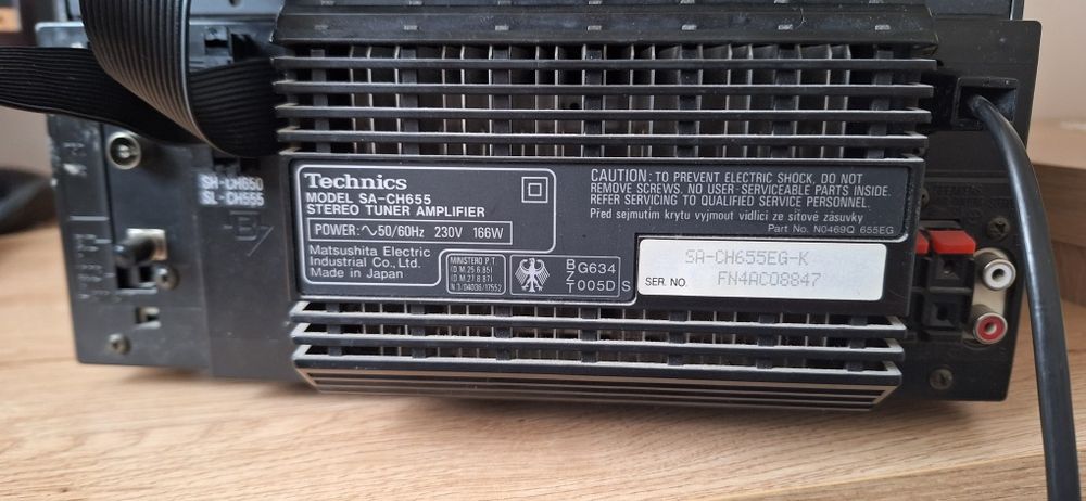 Wieża technics CH655+pilot