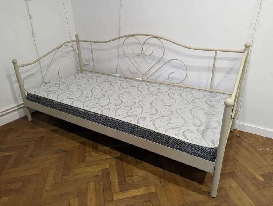 Металеве ліжко-кушетка JYSK з матрацом самовивіз