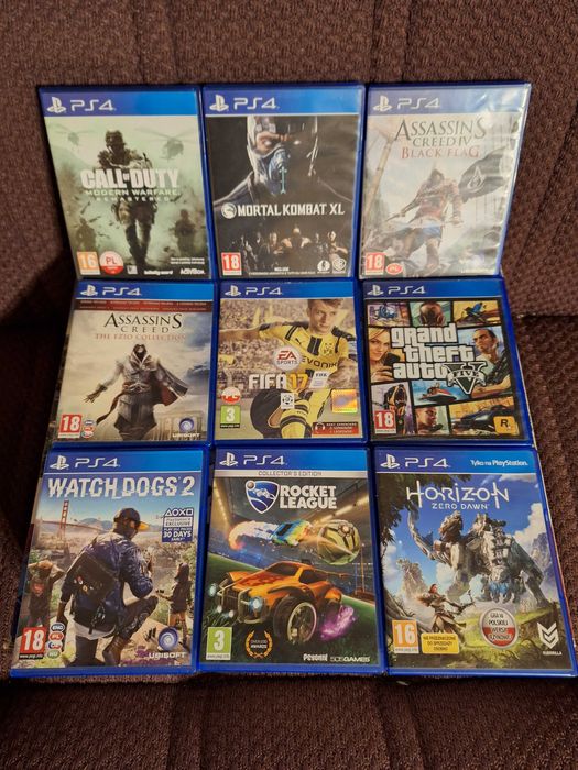 Playstation 4 slim 1TB + gry