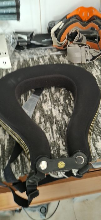 Botas de moto cross e cervical