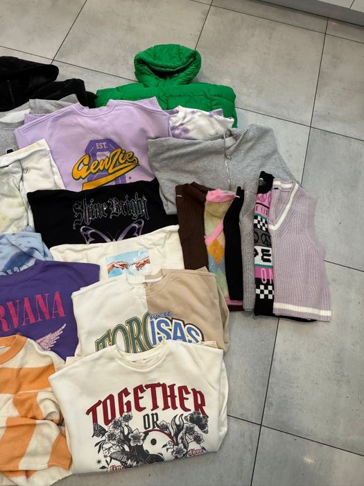 Ubrania MEGA paka 46 sztuki ubrań dla nastolatki roz. L/XL