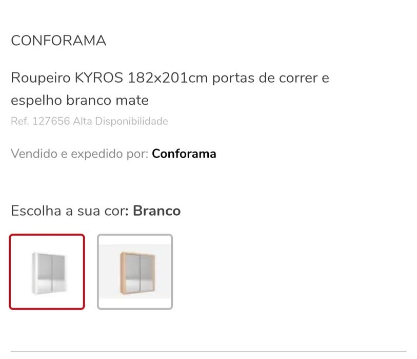 Roupeiro Conforama KYROS | Excelente Estado
