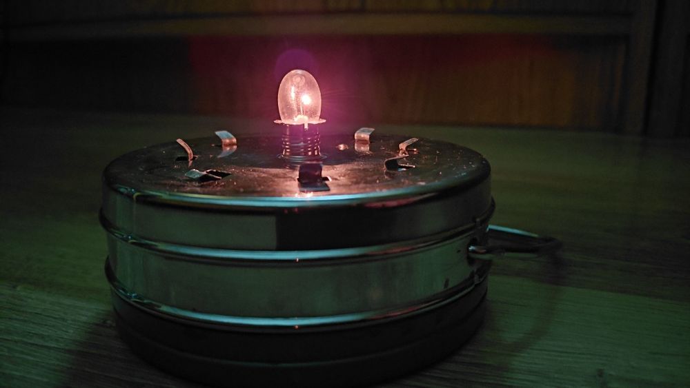 Lampka turystyczna retro