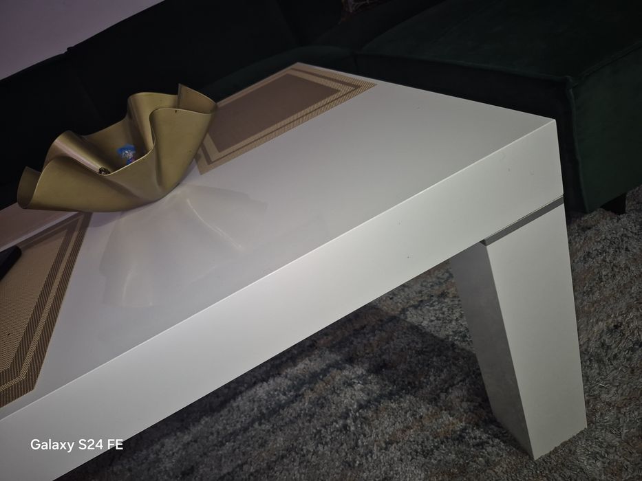 Stolik kawoowy Bialy Połysk