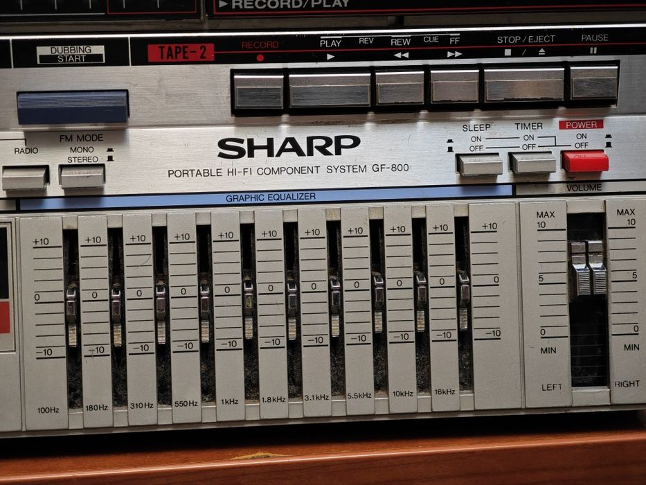 SHARP GF-800Z(S), Настоящий Японский SHARP из 80-х!