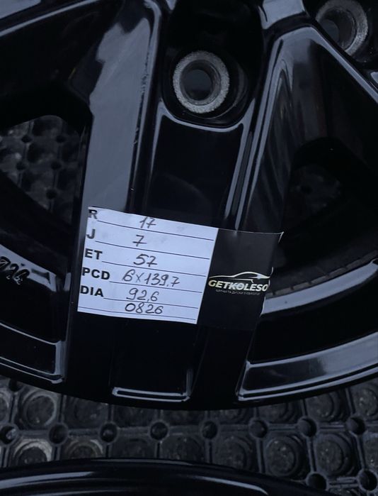 Диски легкосплавні r17 6/139.7