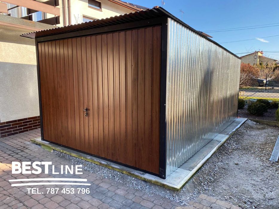 Garaż jednospadowy ocynkowany 3x5 3x6 z Szybką dostawą!!