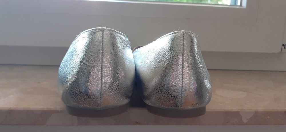 Baleriny srebrne roz. 39 RESERVED