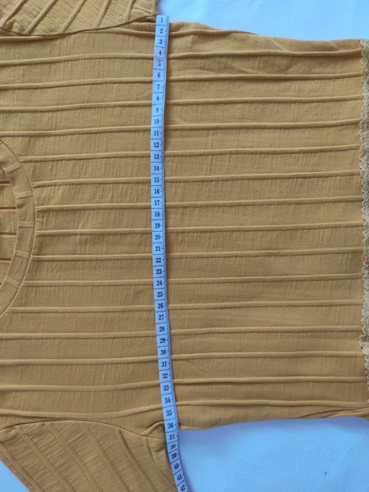 Crop top w kolorze pomarańczowym zara