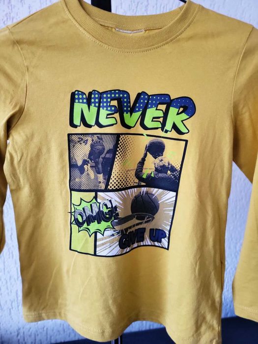 Koszulka żółta Never 134  140 CDRL