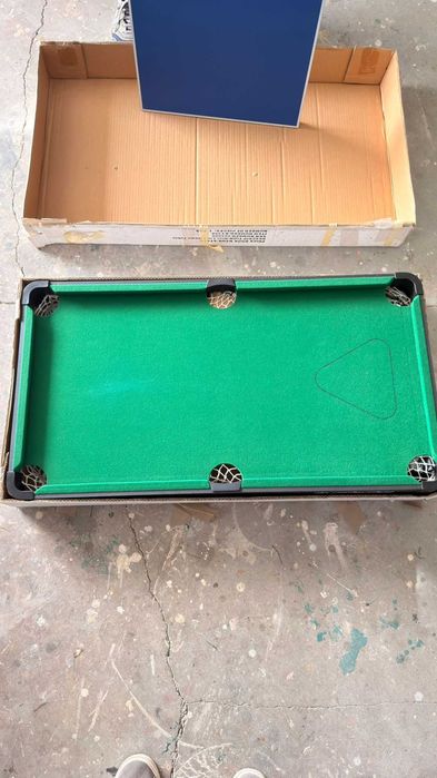 Mini Jogo 3 em 1 "Stats" (snooker, ténis de mesa e discos)