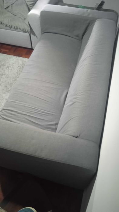 Sofa 3 lugar com forro lavável