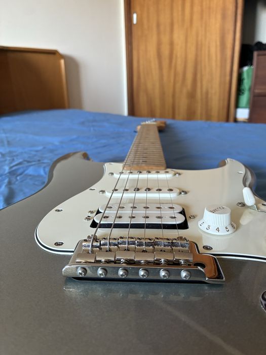 Fender Stratocaster Player Series HSS Silver Custom + Inox frets and dressing