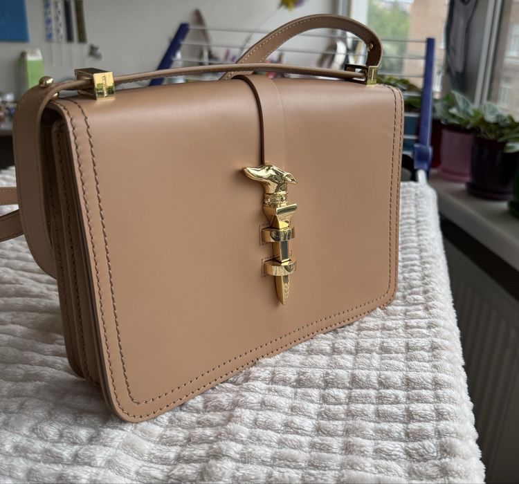 Оригінал! Шкіряна сумка люкс Trussardi Leila Bag (Італія), стан нової
