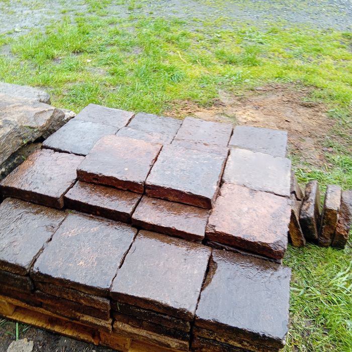 Stare plytki ceglane rustykalne Antyk