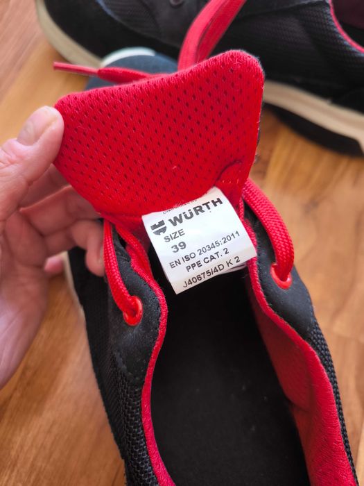 Obuwie robocze. Buty bezpieczne marki Würth rozmiar 39